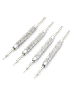 Double-headed screwdriver for watch repair
