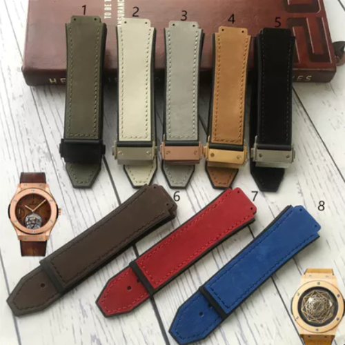 HUBI0T high quality suede watch strap