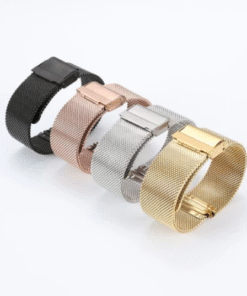 HIGH QUALITY STAINLESS STEEL MESH WATCH STRAP + FREE PIN